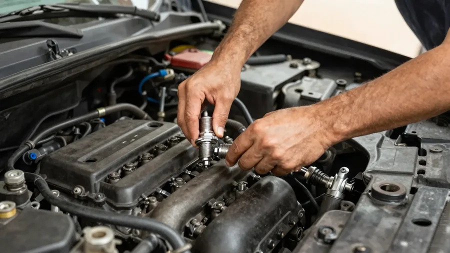Tune-up — spark plug replacement